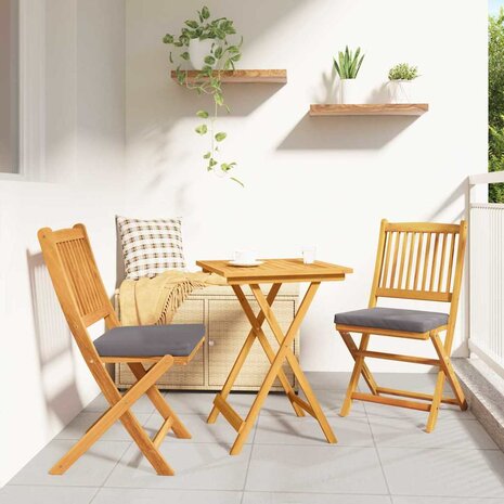3-delige Tuinbistroset massief acaciahout 1