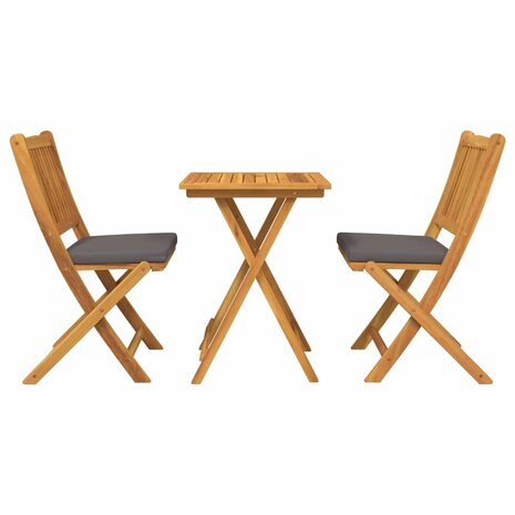 3-delige Tuinbistroset massief acaciahout 6