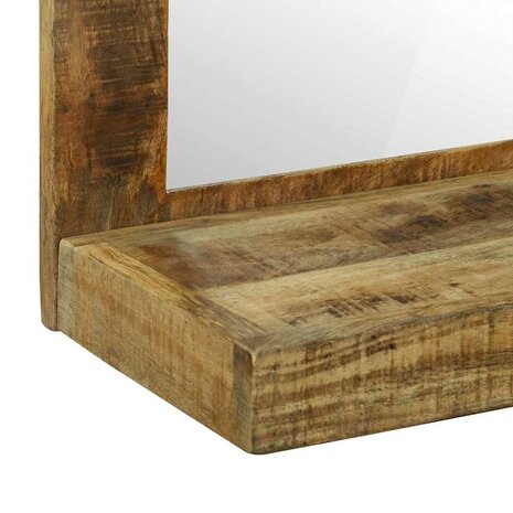 Badkamerspiegel 50x22x70 cm Massief Ruw Mango Hout 7
