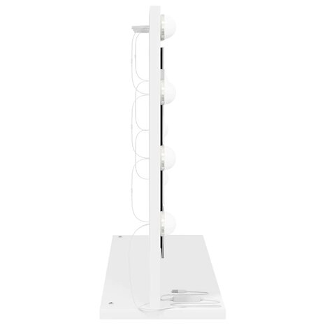 Badkamerspiegel met LED Verlichting Wit 60x45x18 cm 3