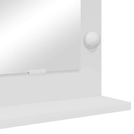 Badkamerspiegel met LED Verlichting Wit 60x45x18 cm 5