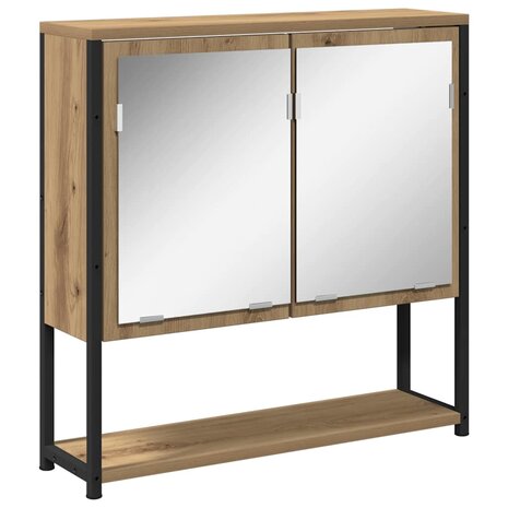 2-delig badkamermeubelset Artisan Eiken Engineered Wood 4
