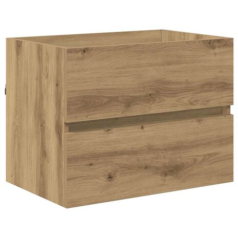 2-delige Badkamermeubelset Artisan Eiken Bewerkt Hout 6