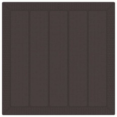 3-delige Tuinset met kussens poly rattan bruin 5