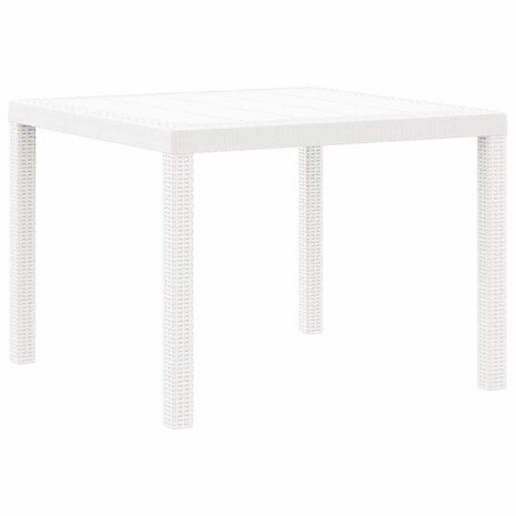 3-delige tuinset met kussens in wit poly rattan 3