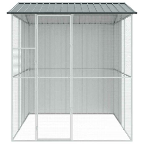 Vogelvolière Antraciet 215x310x247 cm Staal 5