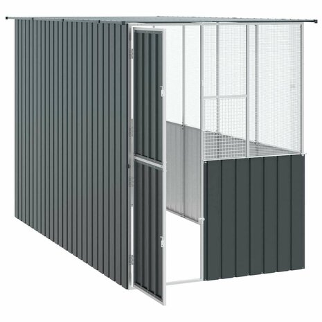 Vogelkooi Antraciet 215x78x200 cm Gegalvaniseerd Staal 3