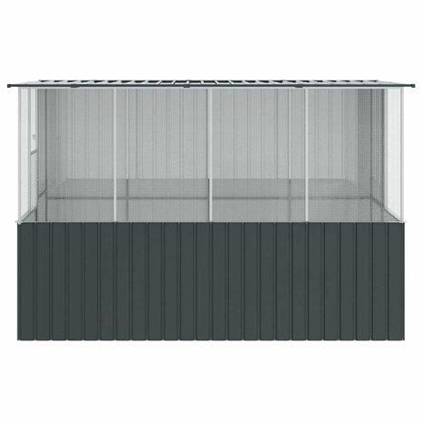 Vogelkooi Antraciet 215x78x200 cm Gegalvaniseerd Staal 6