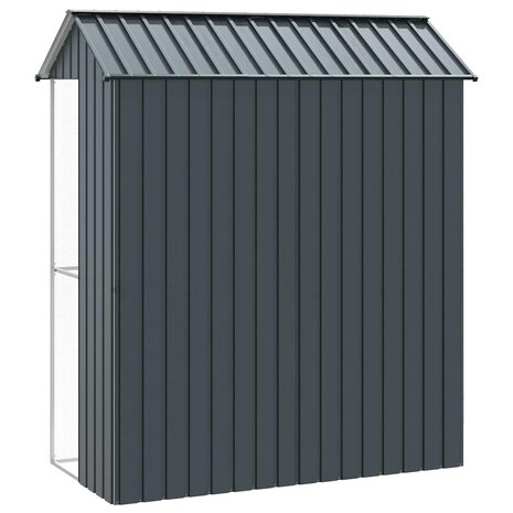 Vogelkooi Anthraciet 215x110x247 cm Staal 4