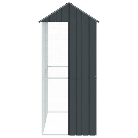 Vogelkooi Anthraciet 215x110x247 cm Staal 6