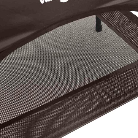 Verhoogd Hondenbed Bruin Polyester, Metaal Middelgroot 6