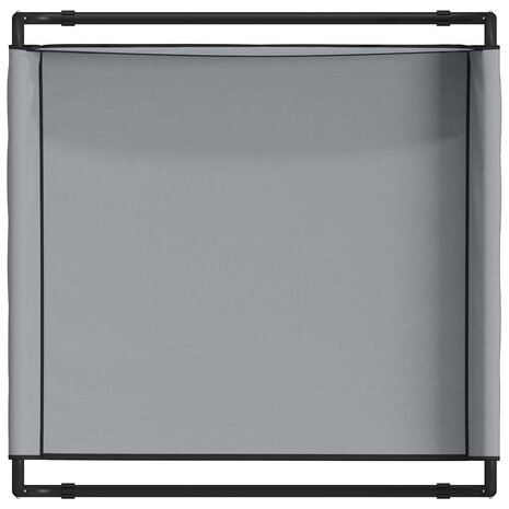 Verhoogd Hondenbed Lichtgrijs ML Oxford Stof en Staal 6