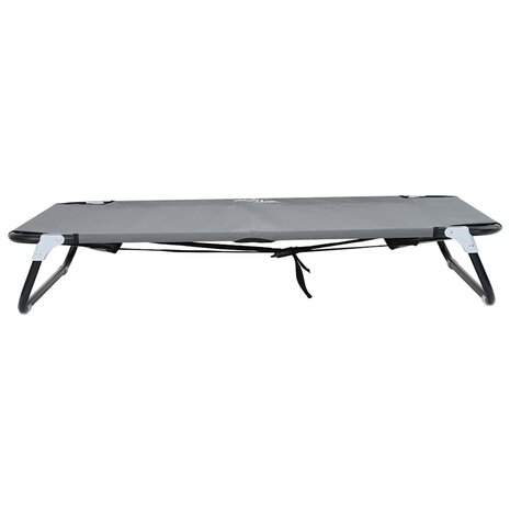 Hondenbed Opvouwbaar Lichtgrijs Metalen frame, stofbed 3