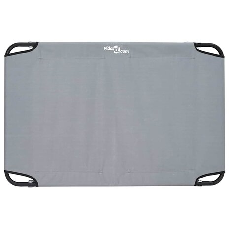 Inklapbaar Hondenbed Lichtgrijs Metalen Frame, Stofbed 5