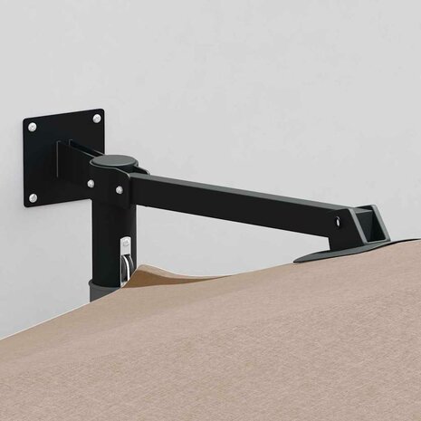Wandparasol Taupe 250 cm 2