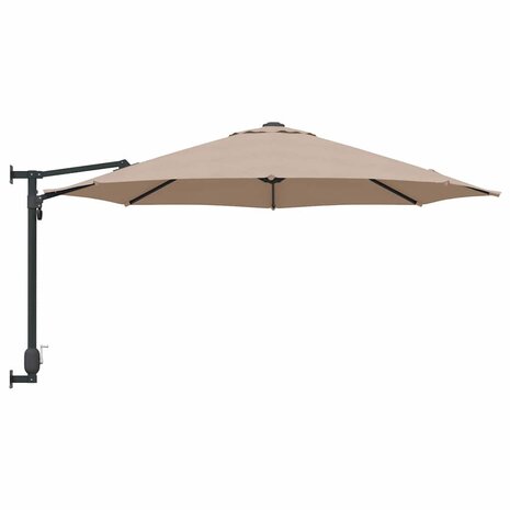 Wandparasol Taupe 250 cm 4