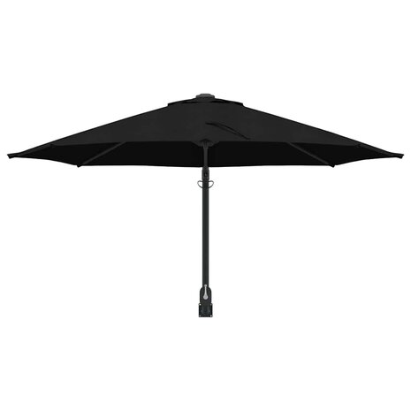 Wandparasol Zwart 250 cm 3