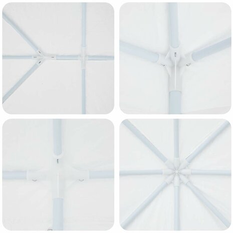 Partytent Wit 4x4 m PE 5