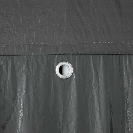 Partytent Antraciet 4x4 m PE 8