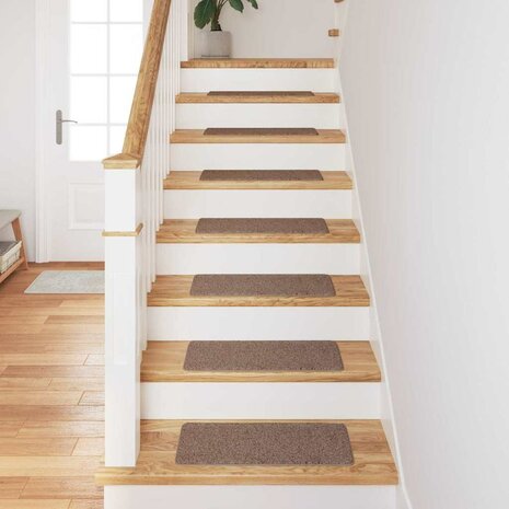 Trapmatten met latex onderkant 25x60 cm bruin 3