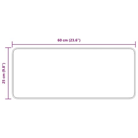 Trapmatten met latex onderkant 25x60 cm geel 7