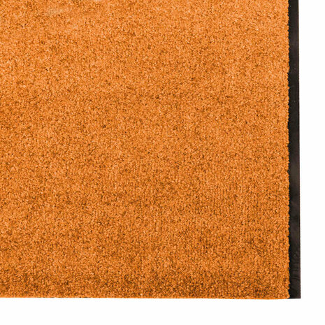 Deurmat wasbaar 120x400 cm oranje 2