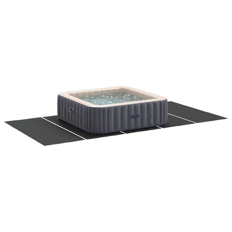 Rechthoekige Zwembadhoes Zwart Polyethyleen 550 x 280 cm 2