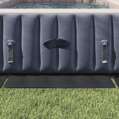 Rechthoekige Zwembadhoes Zwart Polyethyleen 550 x 280 cm 3