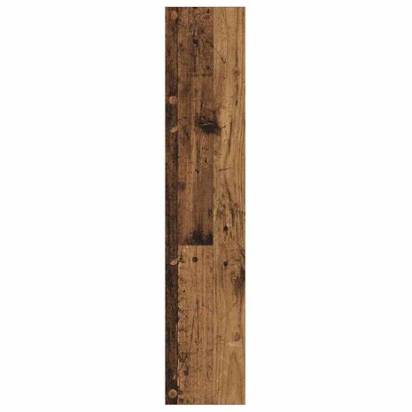 Wand Schoenenkasten Oud hout 60 x 18 x 60 cm Bewerkt hout 5