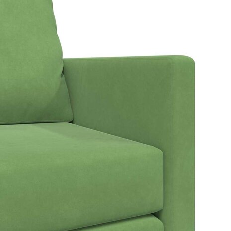Tweezitsbank Lichtgroen Stof, Hout 2-zits Tweepersoonsbank 8