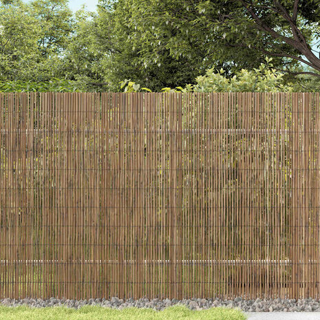 Tuinscherm 300x180 cm riet 1