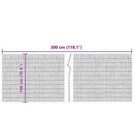 Tuinscherm 300x180 cm riet 5