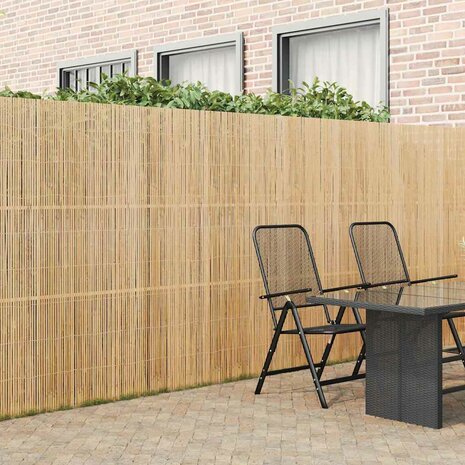 Tuinscherm 400x180 cm bamboe 1