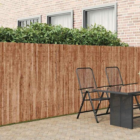Tuinscherm 600x150 cm schors 1