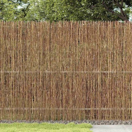 Tuinscherm 400x180 cm kreupelhout 2