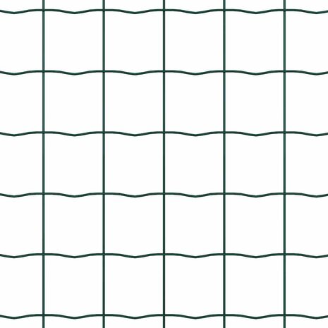 Tuinhek Set Set van 2 Groen Staal 10 x 0.8 m Duurzaam Tuinhek 6