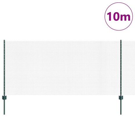 Tuinhek Set Set van 2 Groen Staal Middelgroot Duurzaam 2