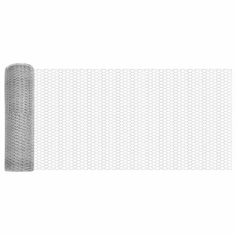 Hexagon Tuinhek 0,4x2,5 m Gegalvaniseerd Staal 3