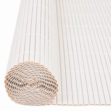 Tuinhek Dubbelzijdig PVC 150x300 cm Wit 2