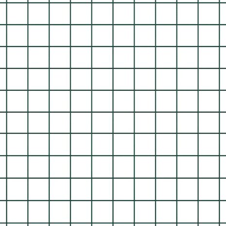 Gelast Draadhek met 5 U-Posten Groen 0.4x10 m Staal 6