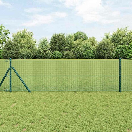 Gelaste Draadhek Groen 0.4x10 m Staal 1