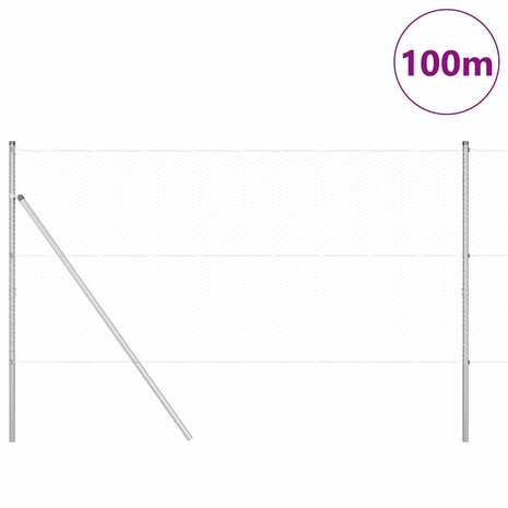 Hexagon Schutting 1x100 m Gegalvaniseerd Staal 2