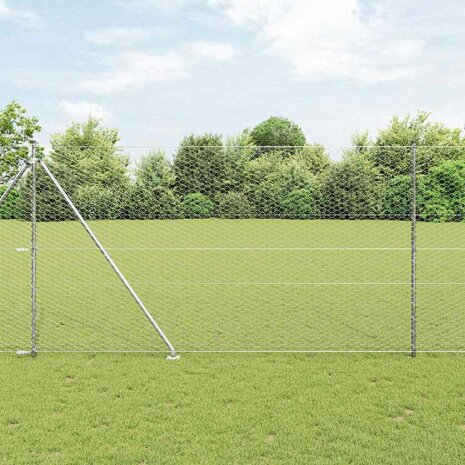 Hexagon Schutting 1.5x10 m Gegalvaniseerd Staal 1