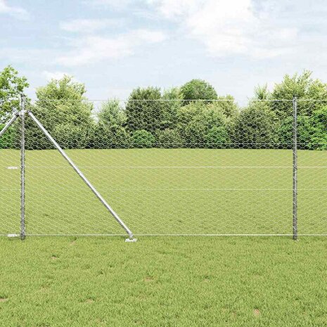Hexagon Schutting 1.4x50 m Gegalvaniseerd Staal 1