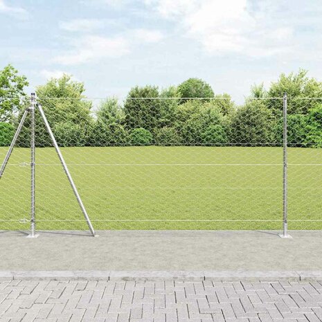 Hexagonschutting 1.2x10 m Verzinkt Staal 1
