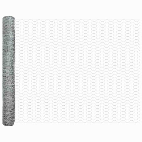 Hexagonschutting 1.2x10 m Verzinkt Staal 4