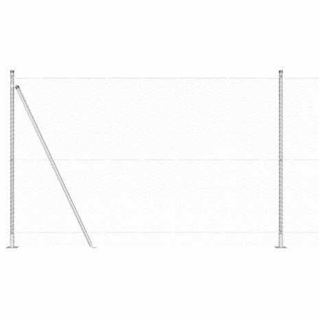 Hexagon Schutting 1.4x100 m Gegalvaniseerd Staal 5