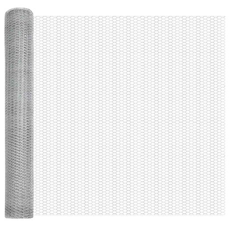 Hexagon Schutting 1.4x25 m van Gegalvaniseerd Staal 3