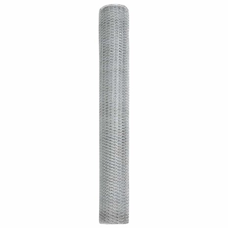 Hexagon Schutting 1.4x25 m van Gegalvaniseerd Staal 4