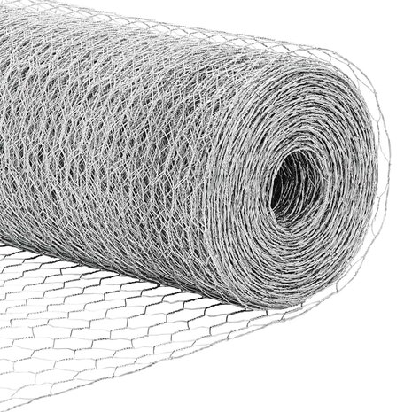 Hexagon Schutting 1.4x25 m van Gegalvaniseerd Staal 6